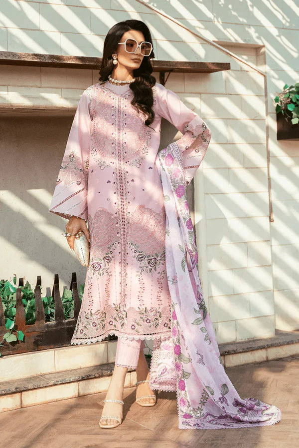 Bin Ilyas Luxury Lawn Embroidered 3 Pc Unstitched Collection 313 - B KAYRA - 3 Pieces Lawn - Zainabjees