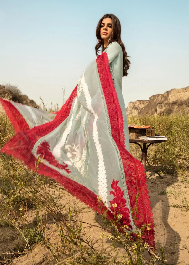 Crimson By Saira Shakira Summer Luxury Lawn Collection - Opel 3 Pieces Unstitched - 3 Pieces Lawn - Zainabjees