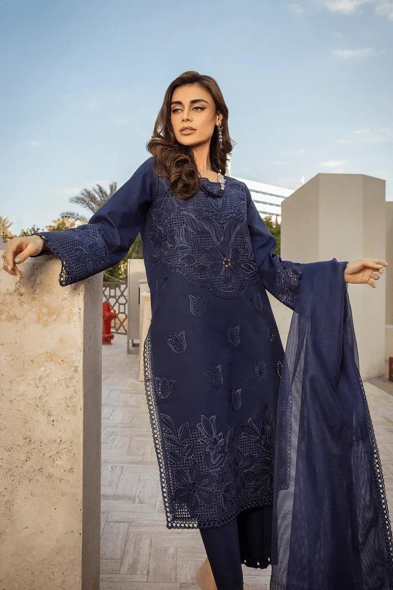 Rang Rasiya Embroidered Lawn Suits Unstitched 3 Piece RR25PS D - 02 Zara - Summer Collection - 3 Pieces Lawn - Zainabjees