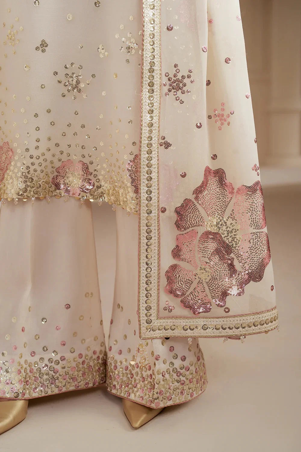 Jazmin Chiffon Embroidered Unstitched 3 Piece Uc-3069