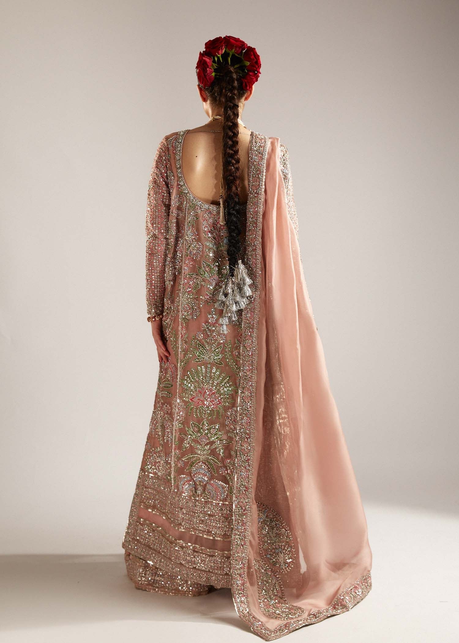 Hussain Rehar Parday ke Peechay 3 Pieces Organza Embroidered Verve