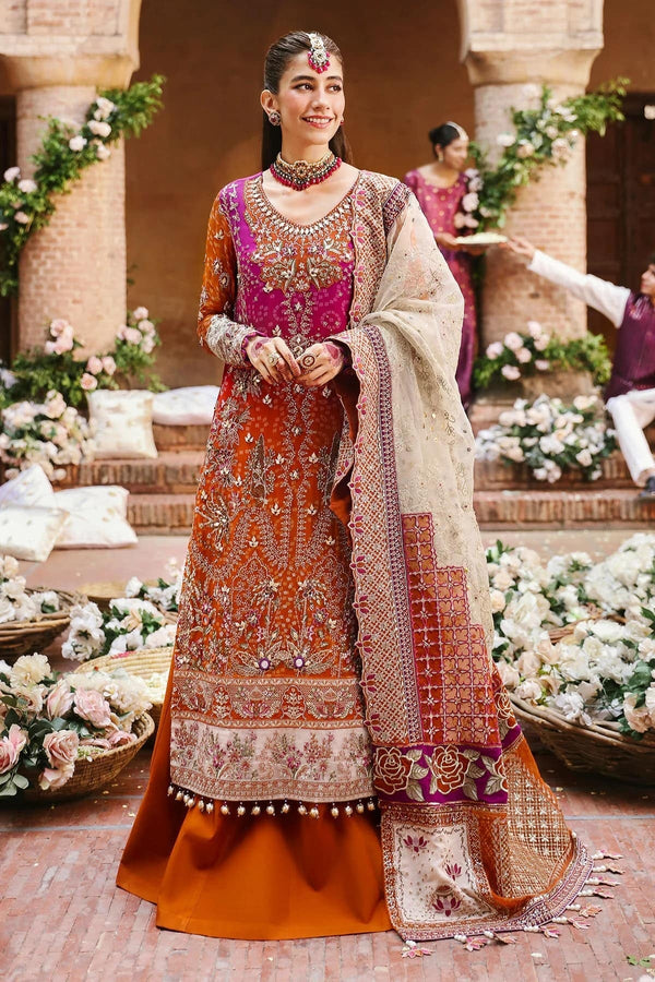 Nureh Jhoomro Embroidered Chiffon Unstitched 3Pc Suit NL 66 BANO