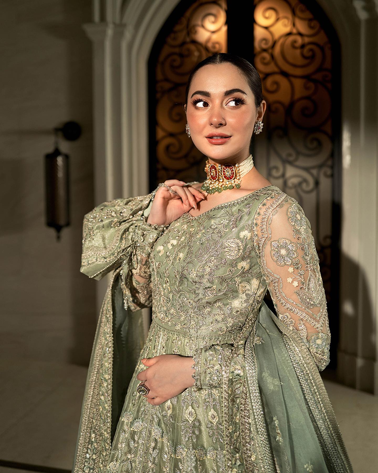Faiza Saqlain Luxury Net Embroidered Collection Syene-07