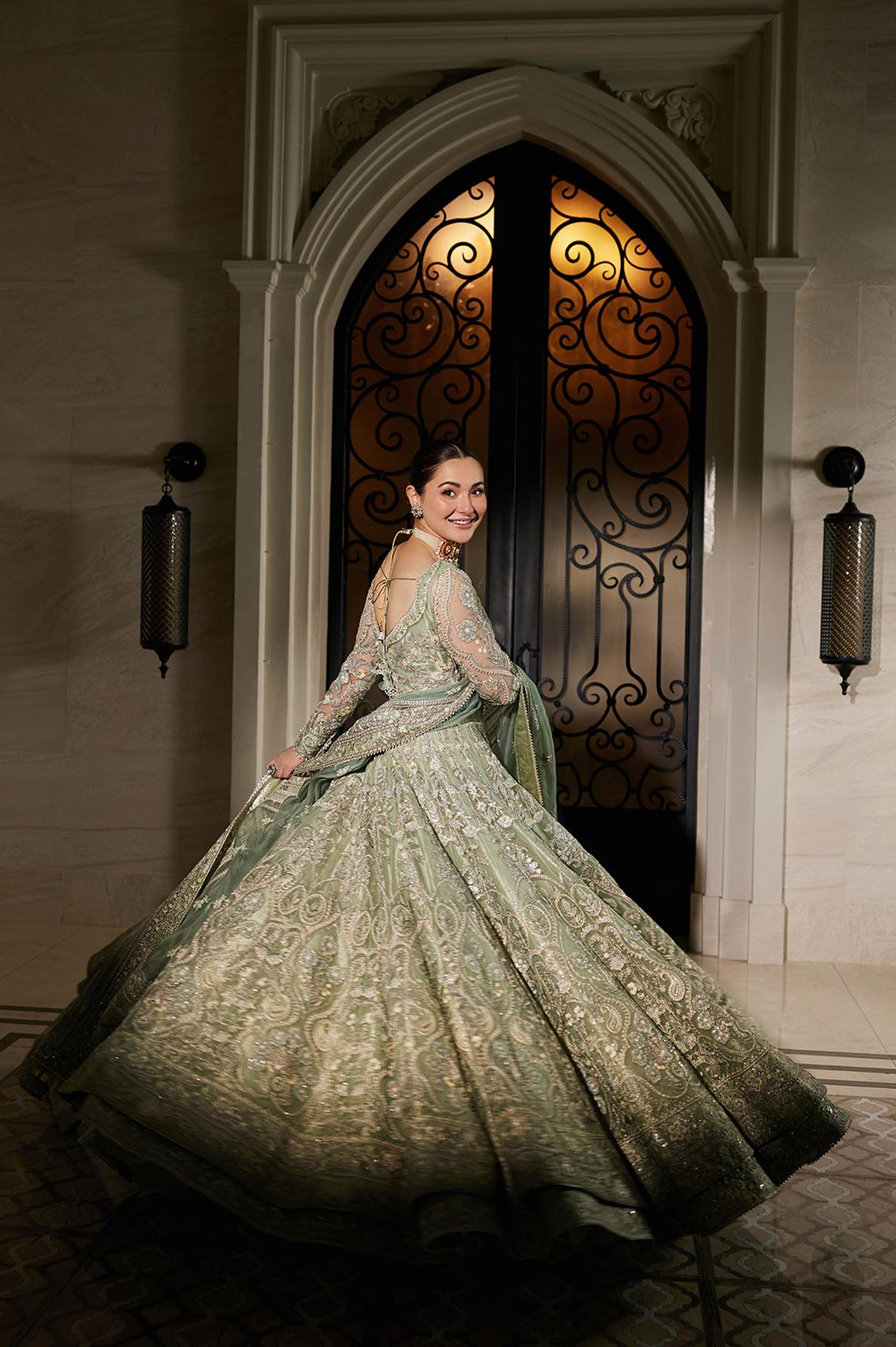 Faiza Saqlain Luxury Net Embroidered Collection Syene-07