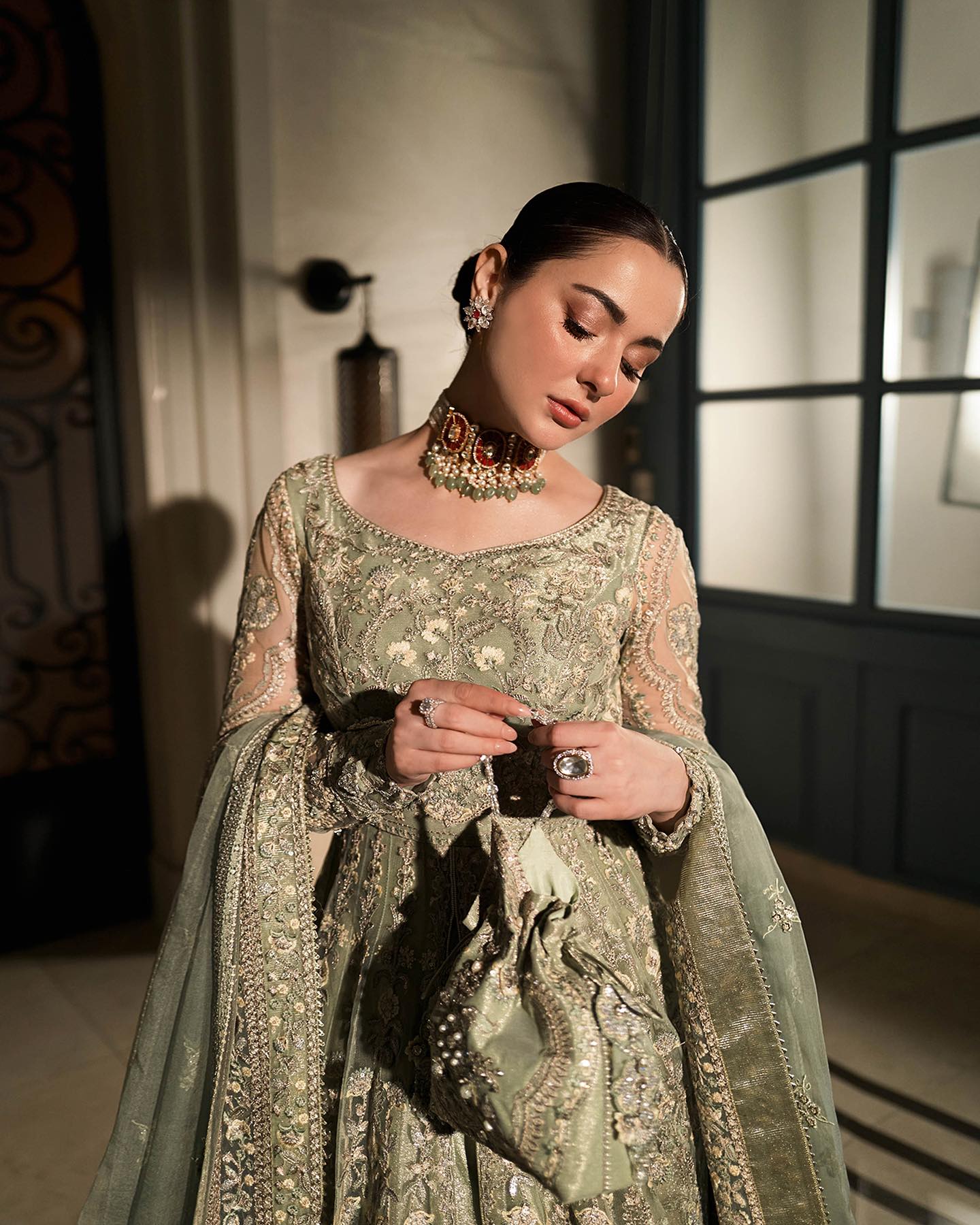 Faiza Saqlain Luxury Net Embroidered Collection Syene-07