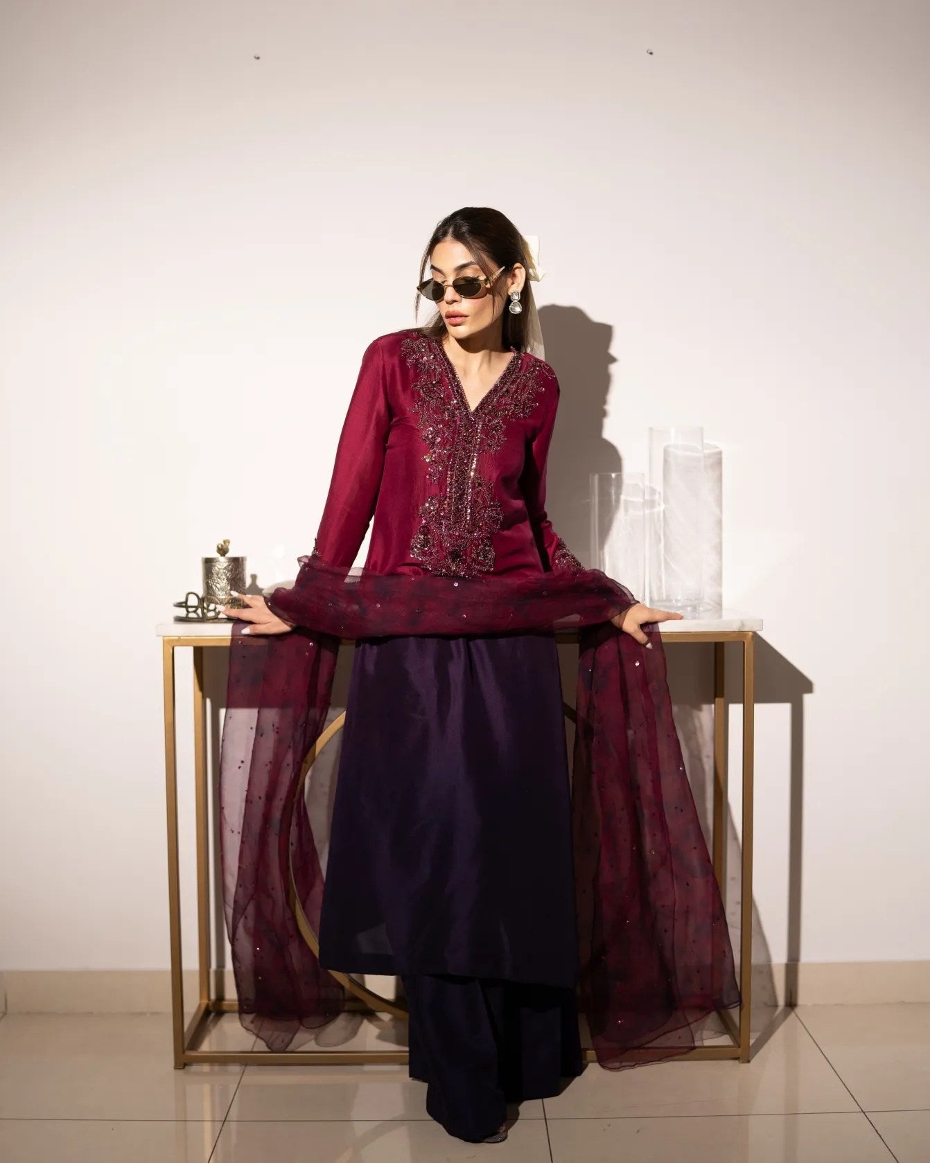 Kanwal Malik Luxury Hand Made Raw silk Collection AROHA