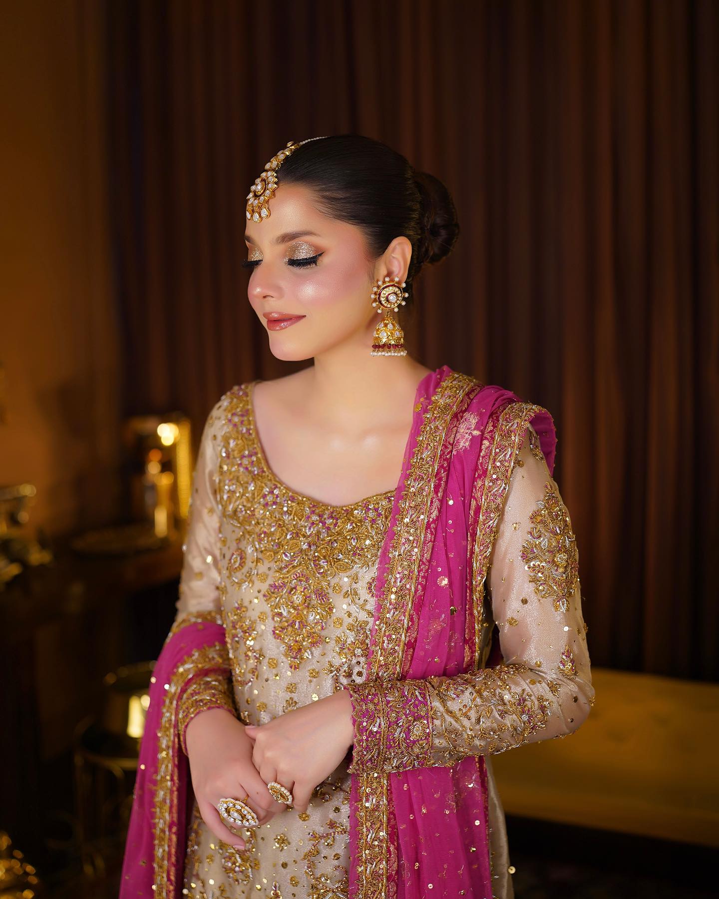 Haris Shakeel Mesuri Hand Embellished 3Pc Unstitched Wedding Collection