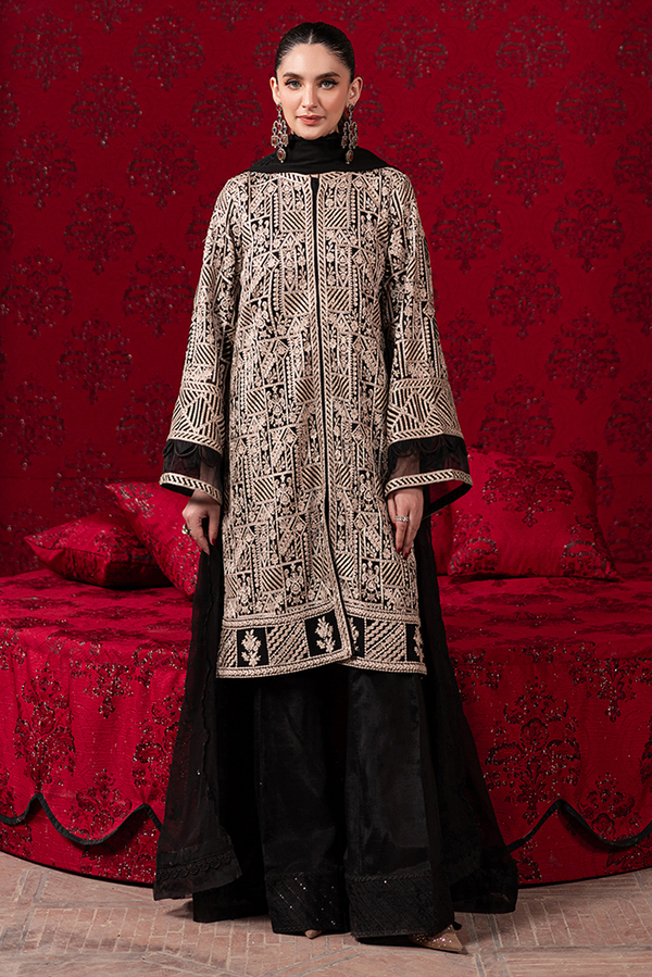 Azure Luxury Chiffon Embroidered Unstitched Collection Urban Muse