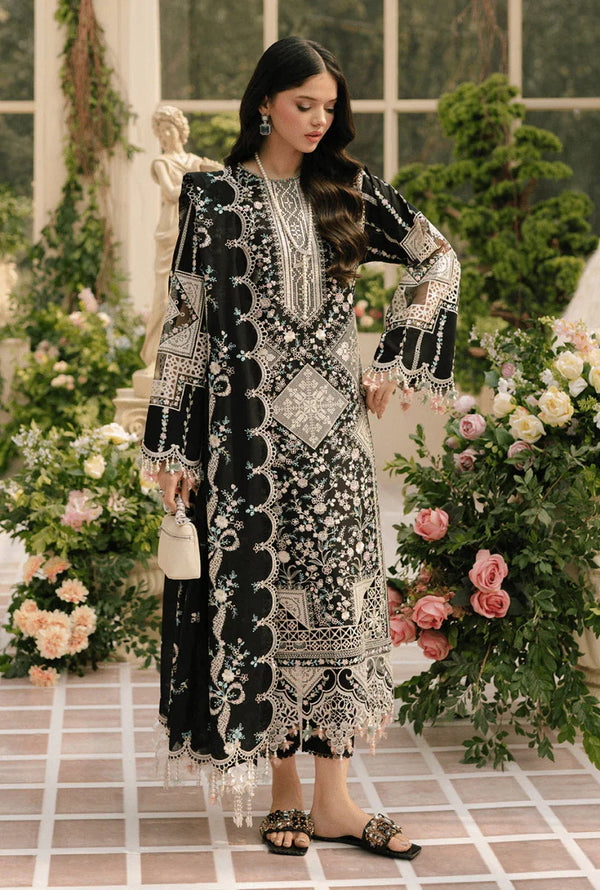 Bin Ilyas Fareesa Luxury Lawn Embroidered 3 Pc Unstithced Collection 103 B - 3 Pieces Lawn - Zainabjees