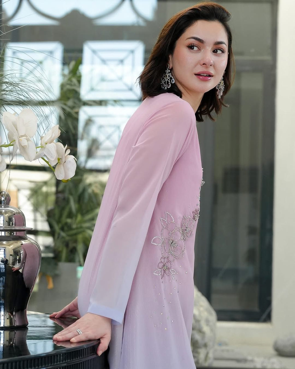 Anzaal Long Lulusar Luxury Chiffon Embroidered 3 Pc Unstitched Collection