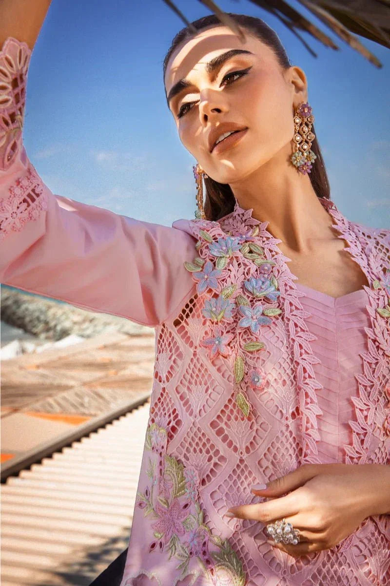 Rang Rasiya Elegant Lawn Embroidered 3 Piece Unstitched Suit Natalia - 3 Pieces Lawn - Zainabjees