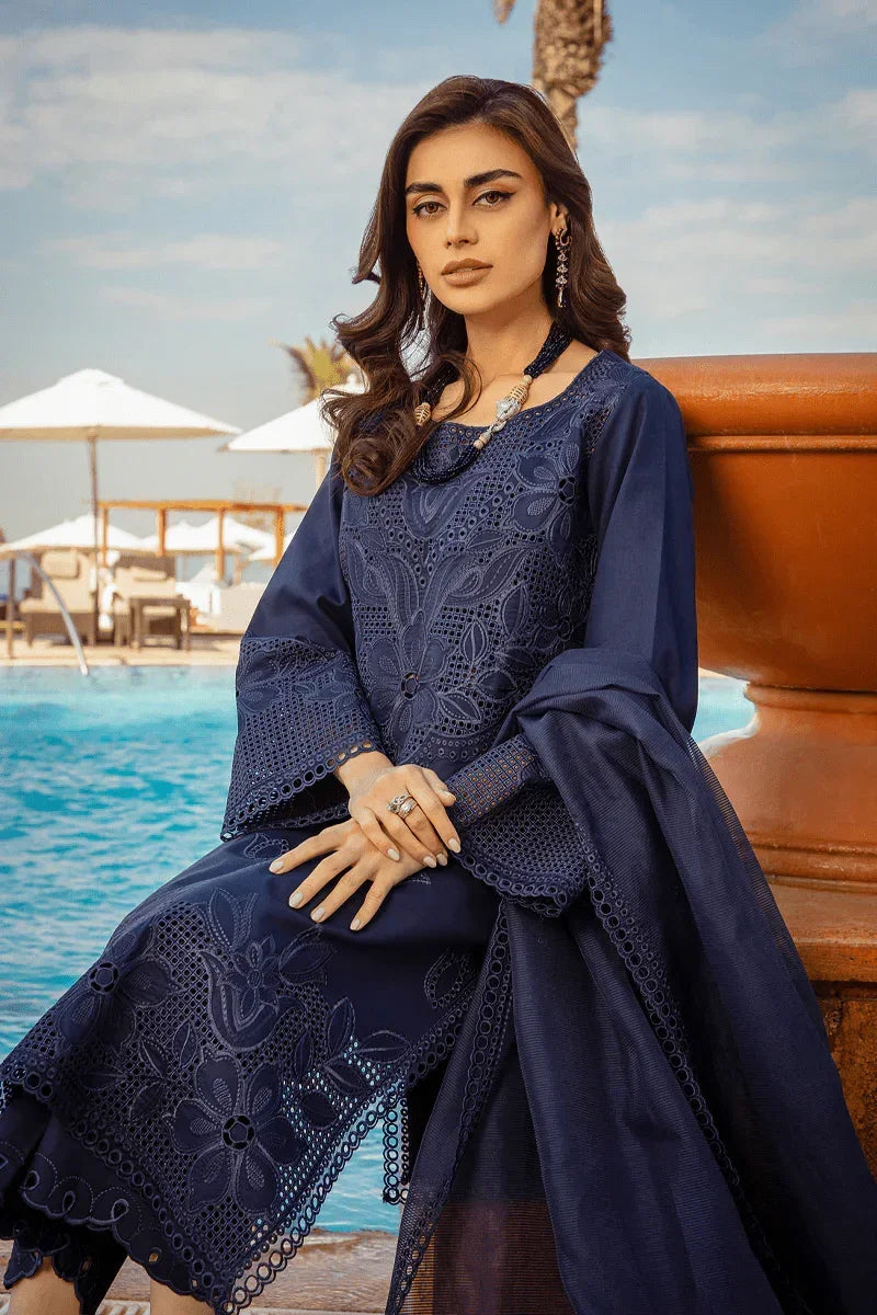 Rang Rasiya Embroidered Lawn Suits Unstitched 3 Piece RR25PS D - 02 Zara - Summer Collection - 3 Pieces Lawn - Zainabjees
