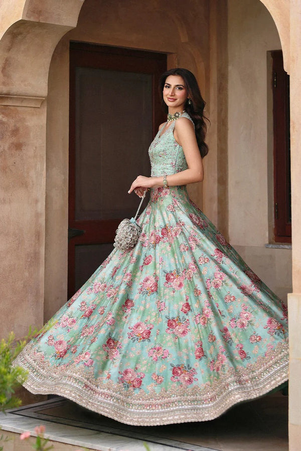 Faiza Saqlain - Luxury Silk Embroidered 3 Piece Unstitched - Rosabelle