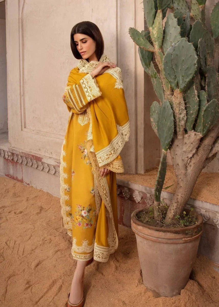 Crimson Luxury Lawn Embroidered Suits Unstitched Marori Tales - CRWP 2A - 3 Pieces Lawn - Zainabjees