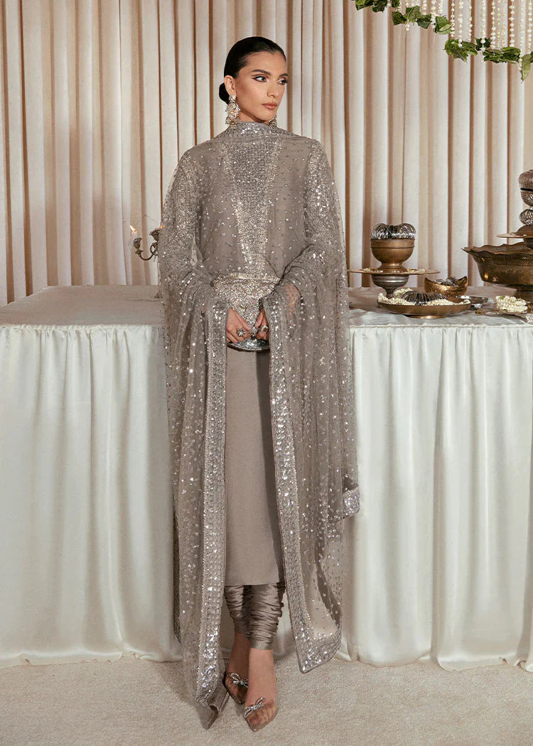 Hussain Rehar Luxury Raw Silk Unstitched Collection LUCENT EC 135 Formal Raw Silk