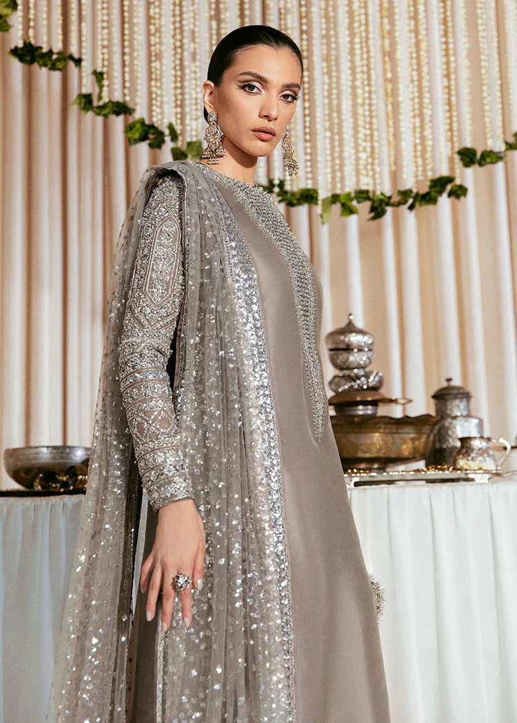 Hussain Rehar Luxury Raw Silk Unstitched Collection LUCENT EC 135 Formal Raw Silk