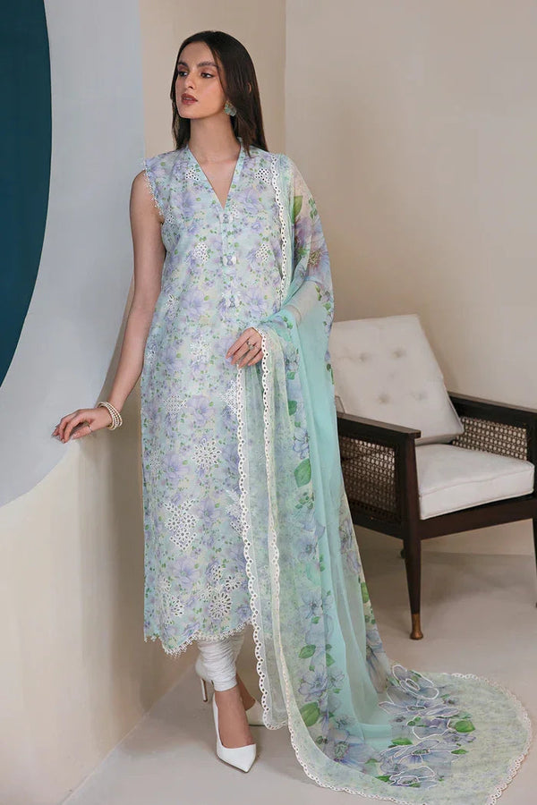Baroque Luxury Embroidered Unstitched 3 Pc Lawn Collection UF-357