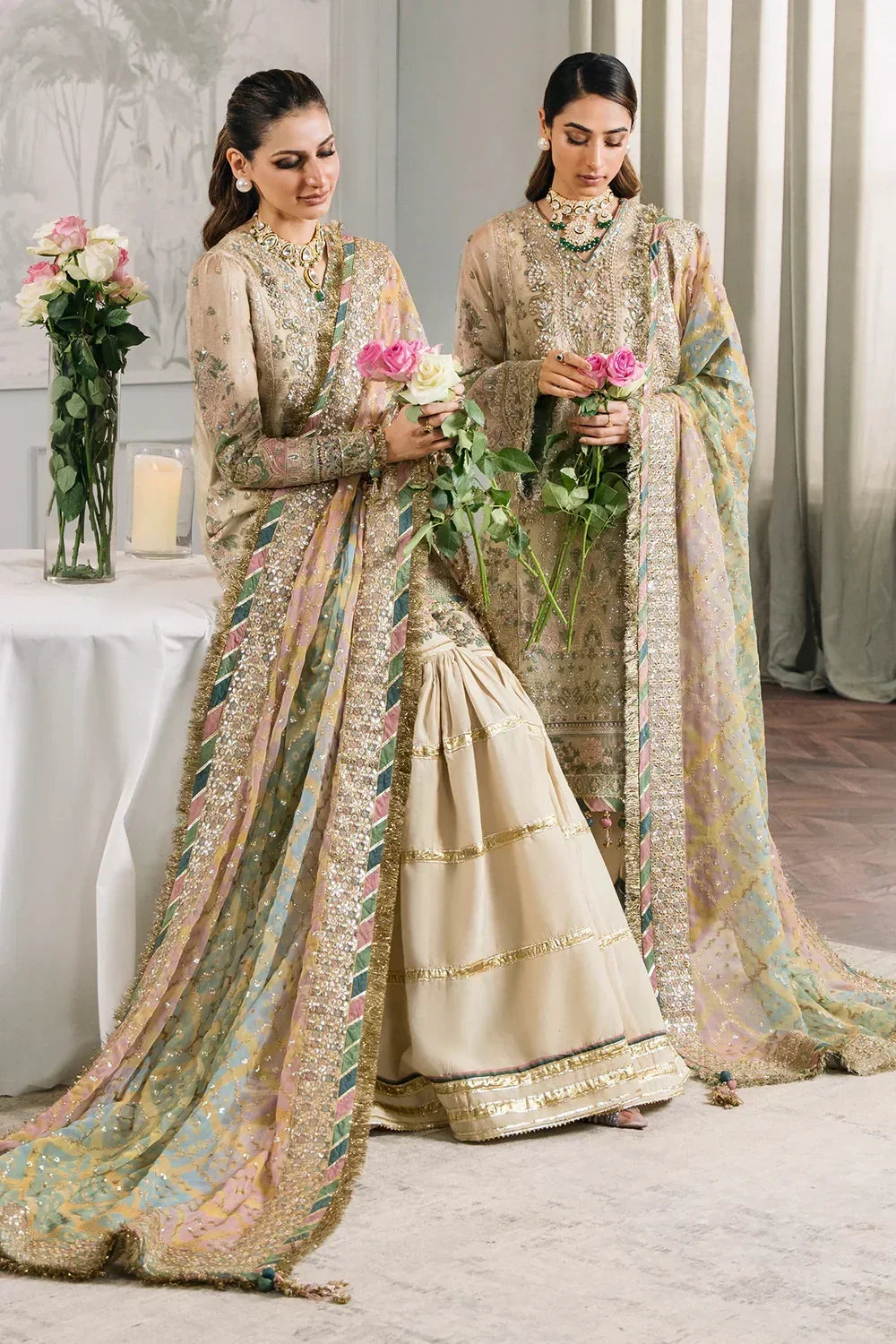 Baroque Chiffon Embroidered 3 Piece Unstitched Masuri CH12-04