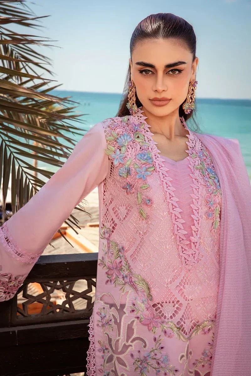 Rang Rasiya Elegant Lawn Embroidered 3 Piece Unstitched Suit Natalia - 3 Pieces Lawn - Zainabjees