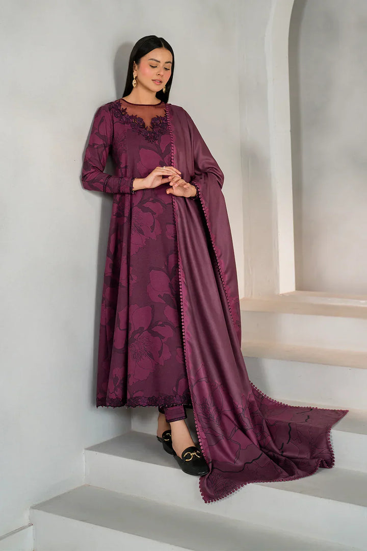 Iznik Luxury Embroidered Lawn Unstitched Collection UE - 351 - 3 Pieces Lawn - Zainabjees