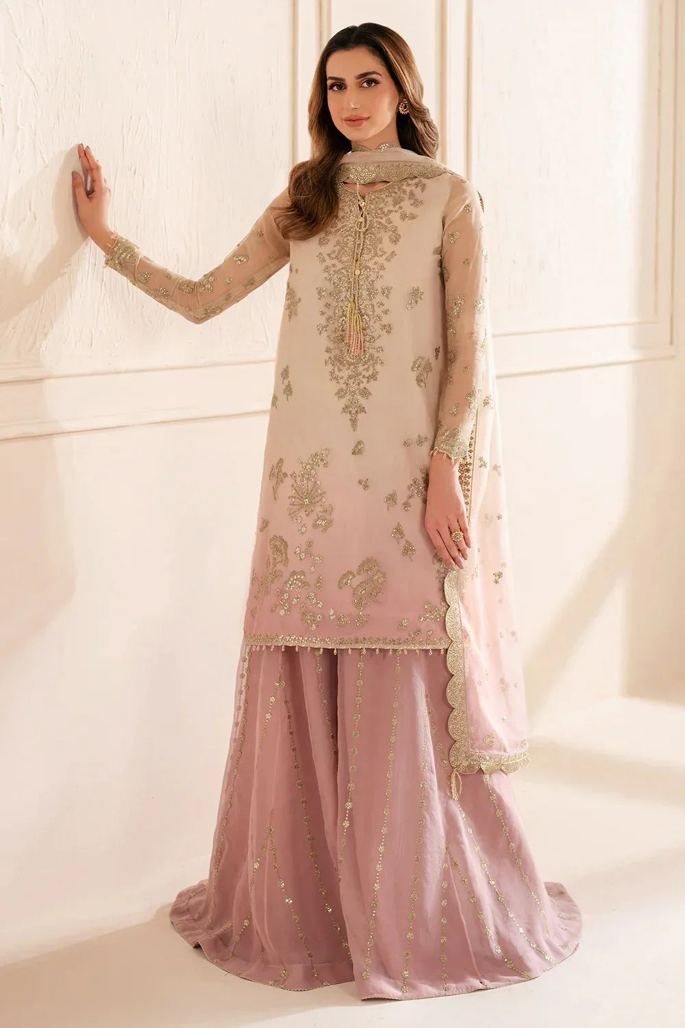 Jazmin Luxury Chiffon Embroidered Collection 3 Pc Unstitched Uc-3067