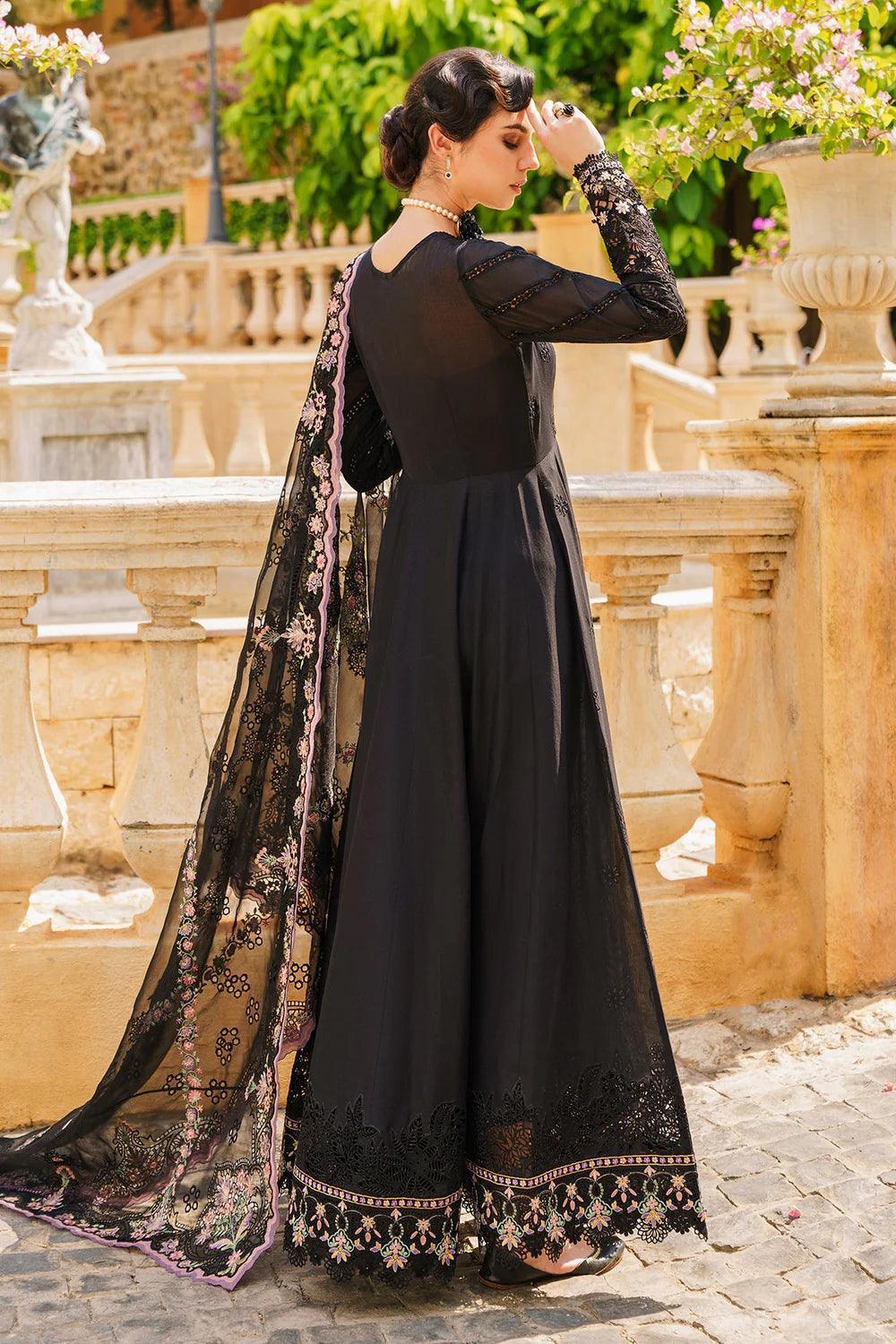 Baroque Embroidered Luxury Lawn Unstitched Suit BQU - SL12 - D06 - 3 Pieces Lawn - Zainabjees