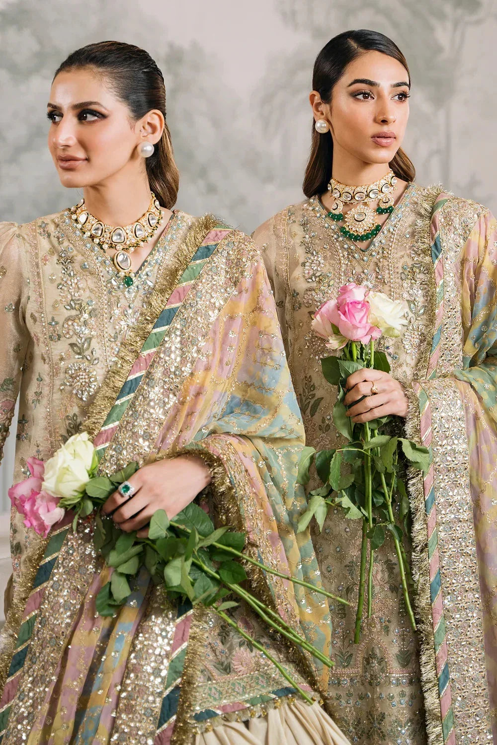 Baroque Chiffon Embroidered 3 Piece Unstitched Masuri CH12-04