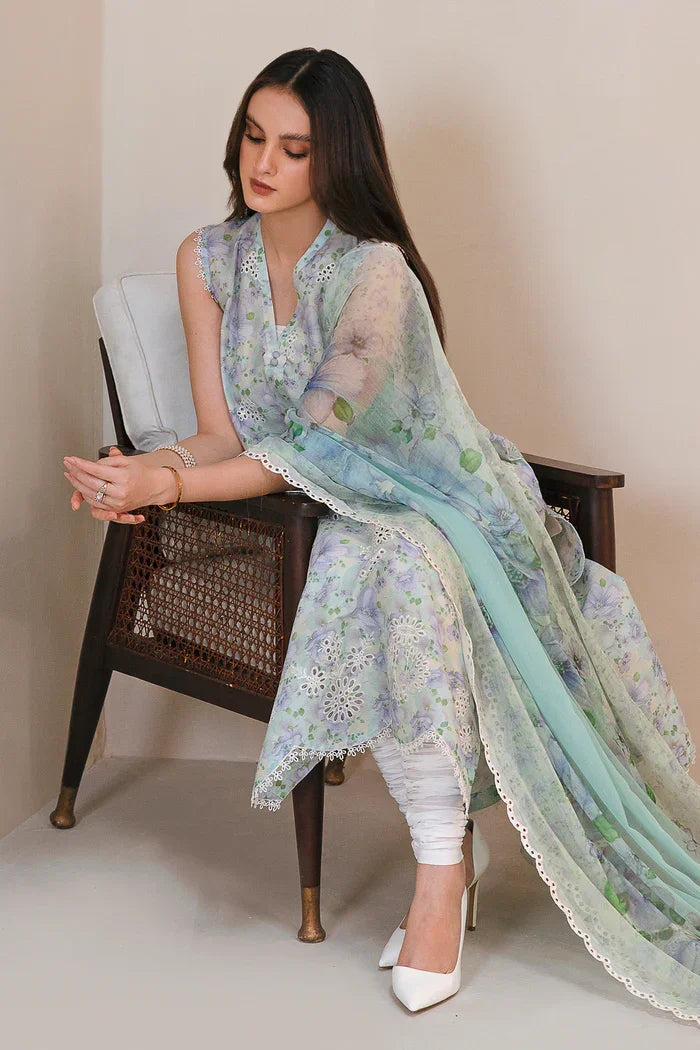 Baroque Luxury Embroidered Unstitched 3 Pc Lawn Collection UF-357