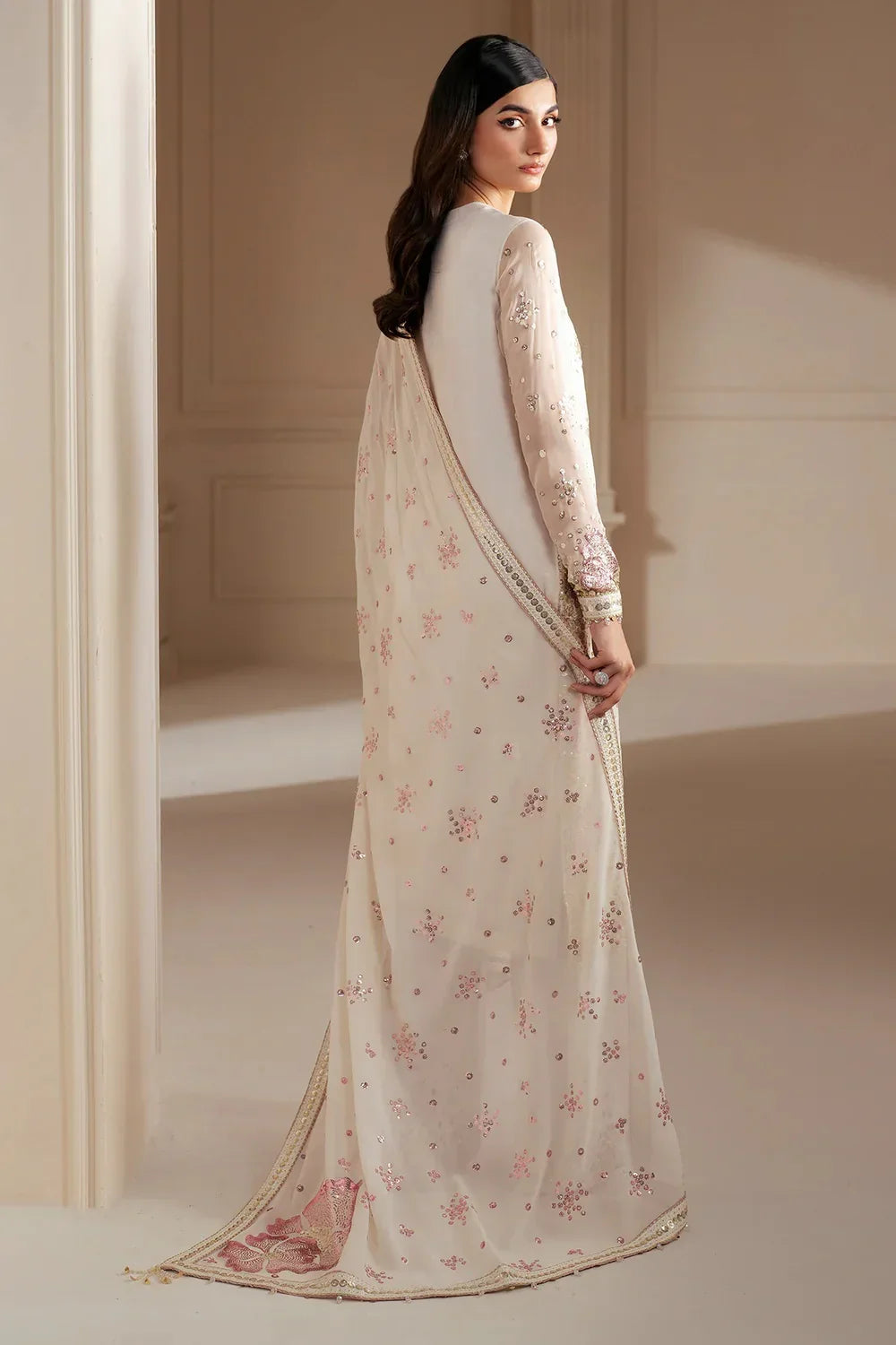 Jazmin Chiffon Embroidered Unstitched 3 Piece Uc-3069