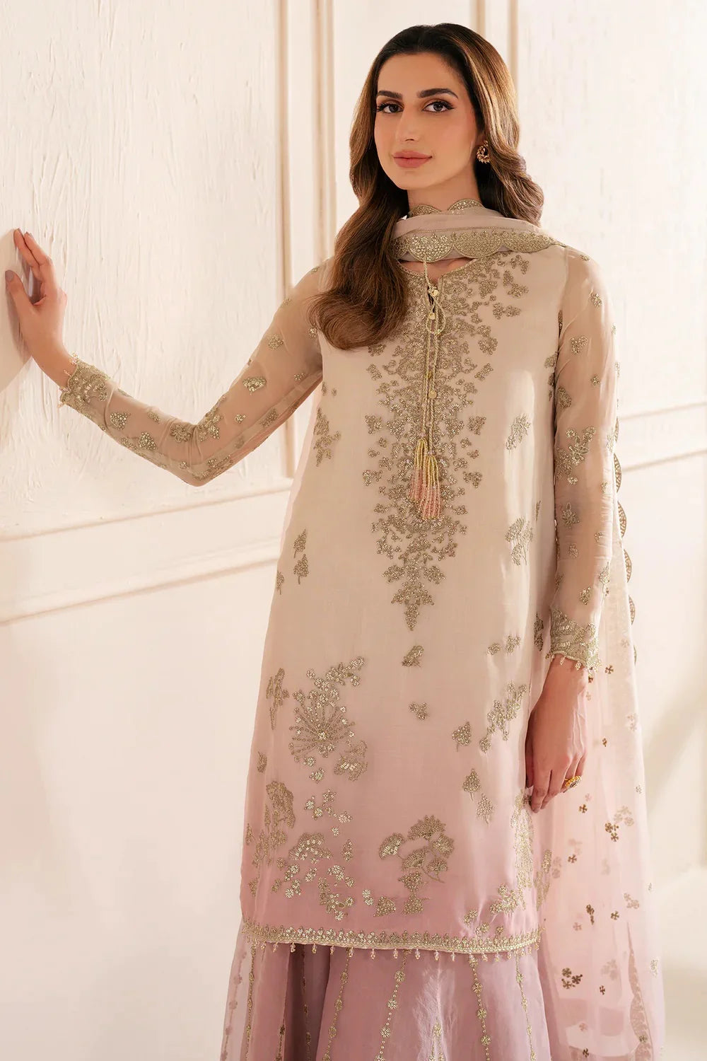 Jazmin Luxury Chiffon Embroidered Collection 3 Pc Unstitched Uc-3067