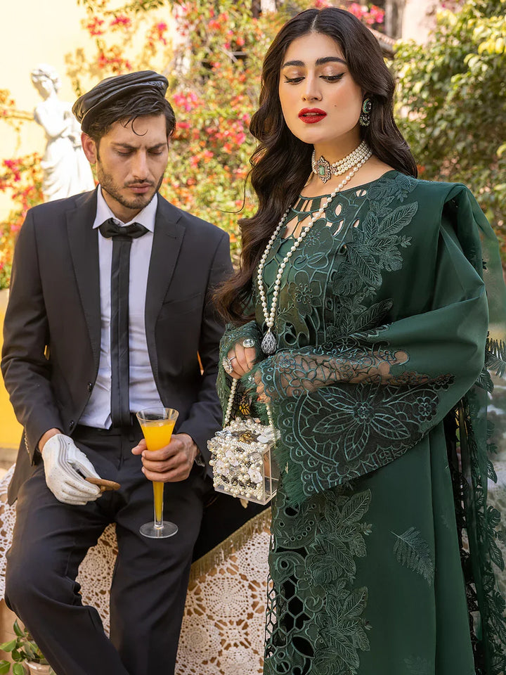 Bin Ilyas Cheri Festive Summer Luxuxry Lawn Collection 708 - B Unstitched 3 Piece - 3 Pieces Lawn - Zainabjees