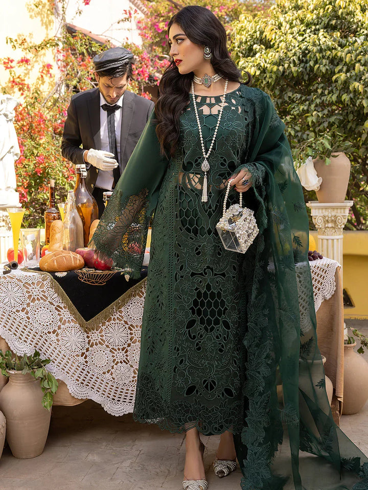 Bin Ilyas Cheri Festive Summer Luxuxry Lawn Collection 708 - B Unstitched 3 Piece - 3 Pieces Lawn - Zainabjees