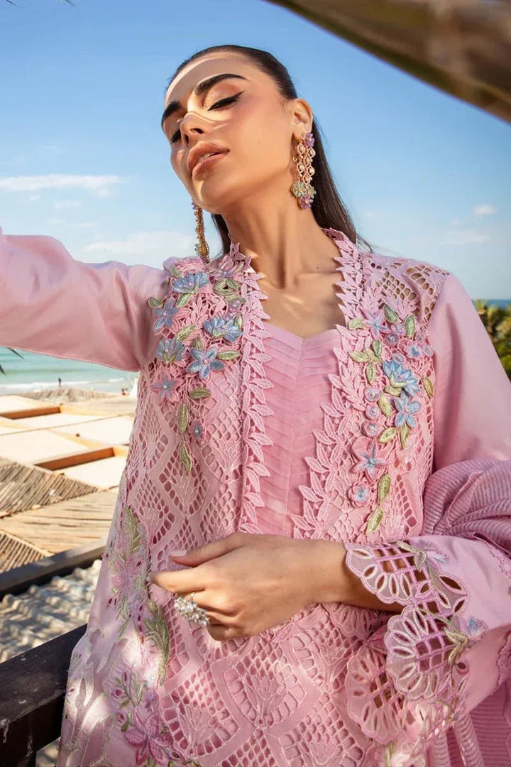 Rang Rasiya Elegant Lawn Embroidered 3 Piece Unstitched Suit Natalia - 3 Pieces Lawn - Zainabjees