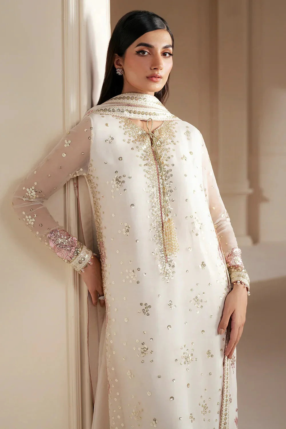 Jazmin Chiffon Embroidered Unstitched 3 Piece Uc-3069