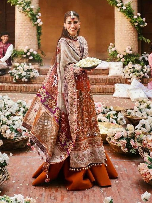 Nureh Jhoomro Embroidered Chiffon Unstitched 3Pc Suit NL 66 BANO