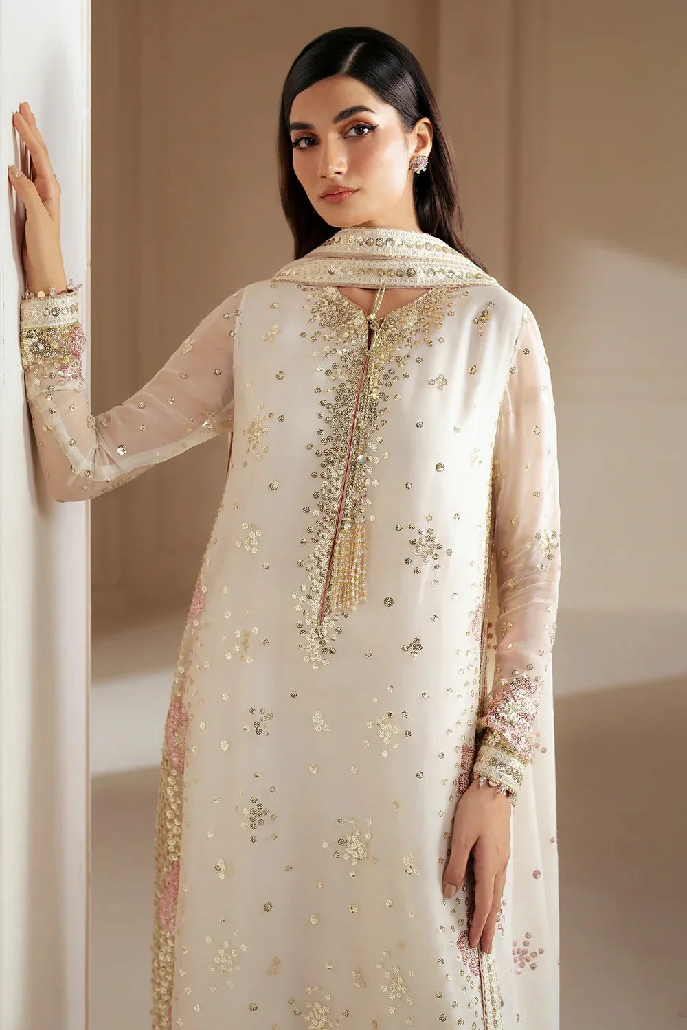 Jazmin Chiffon Embroidered Unstitched 3 Piece Uc-3069