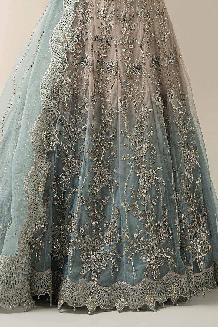 Maria.B Luxury Net Embroidered Unstitched 3 Piece BDS - 3002 - 3 Pieces Net Embroidered - Zainabjees