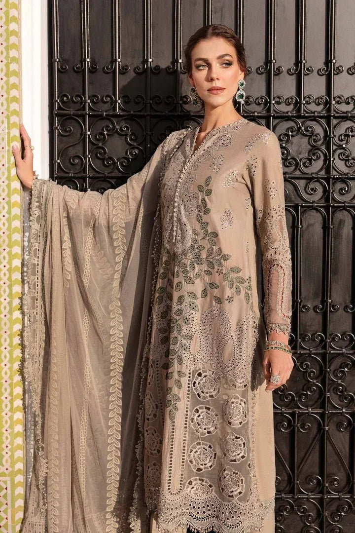 Maria.B Luxury Lawn Embroidered Unstitched Collection 2503 - A - 3 Pieces Lawn - Zainabjees