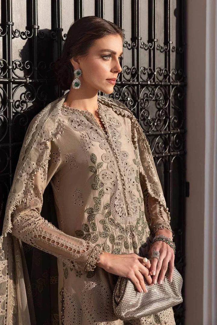 Maria.B Luxury Lawn Embroidered Unstitched Collection 2503 - A - 3 Pieces Lawn - Zainabjees