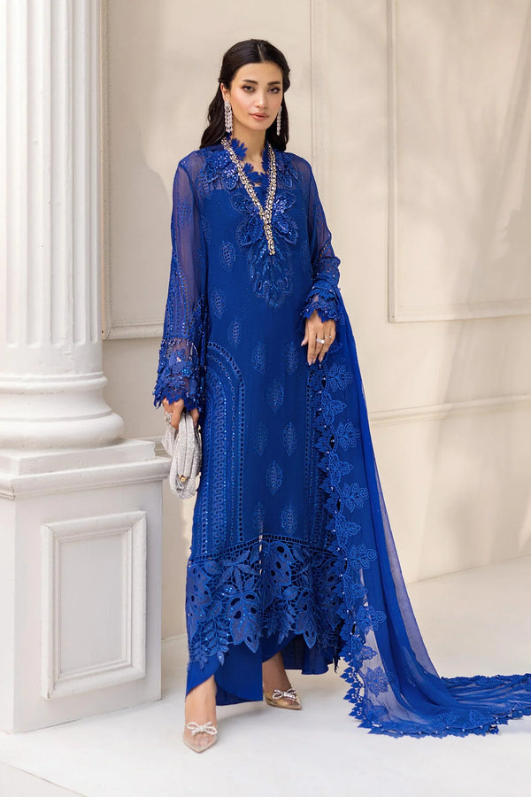 Maria.B Luxury Chiffon Embroidered 3 PC Unstitched Collection MPC-25-103