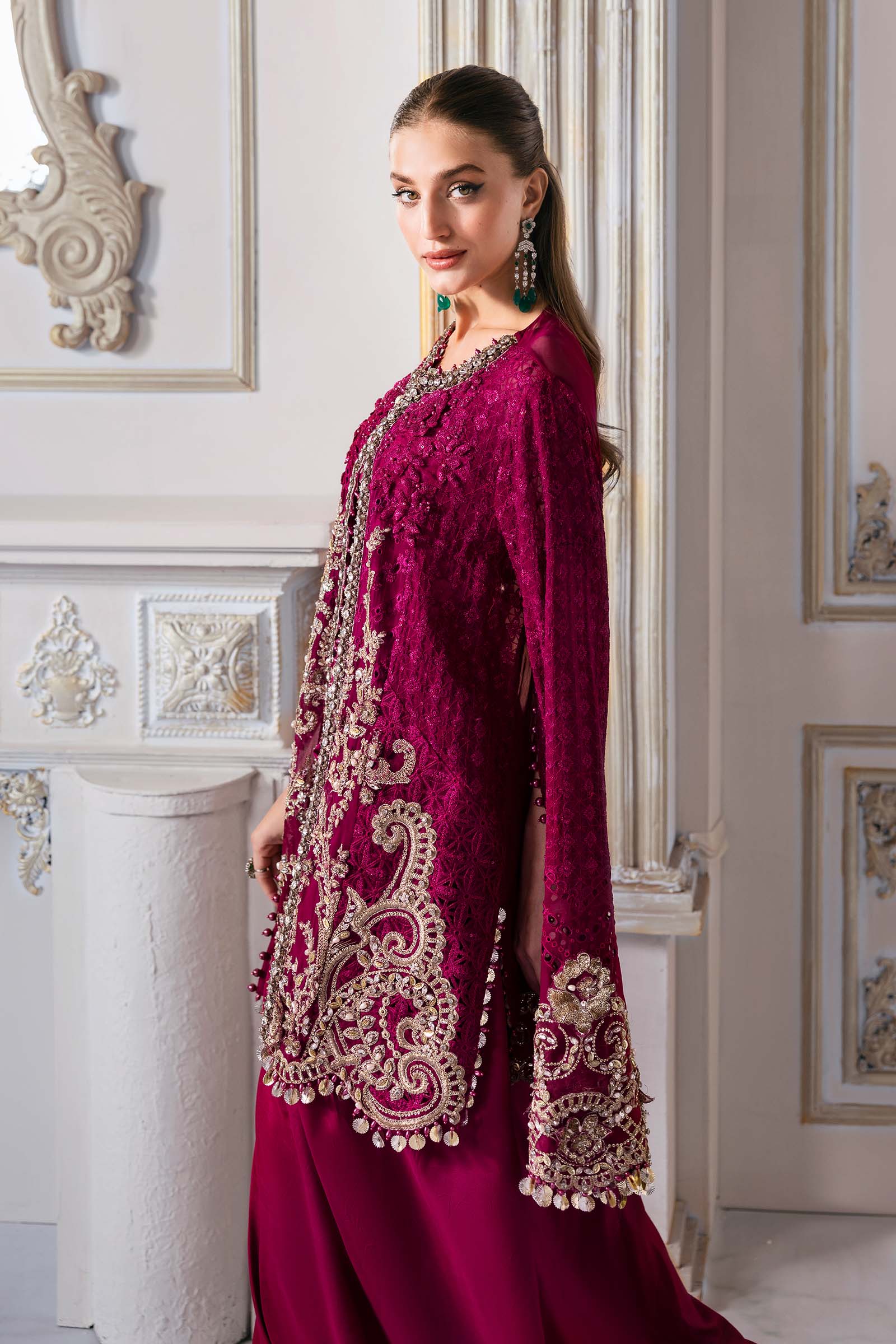 Maria.B Wedding Festive Luxury Chiffon Embroidered Collection BD-3003