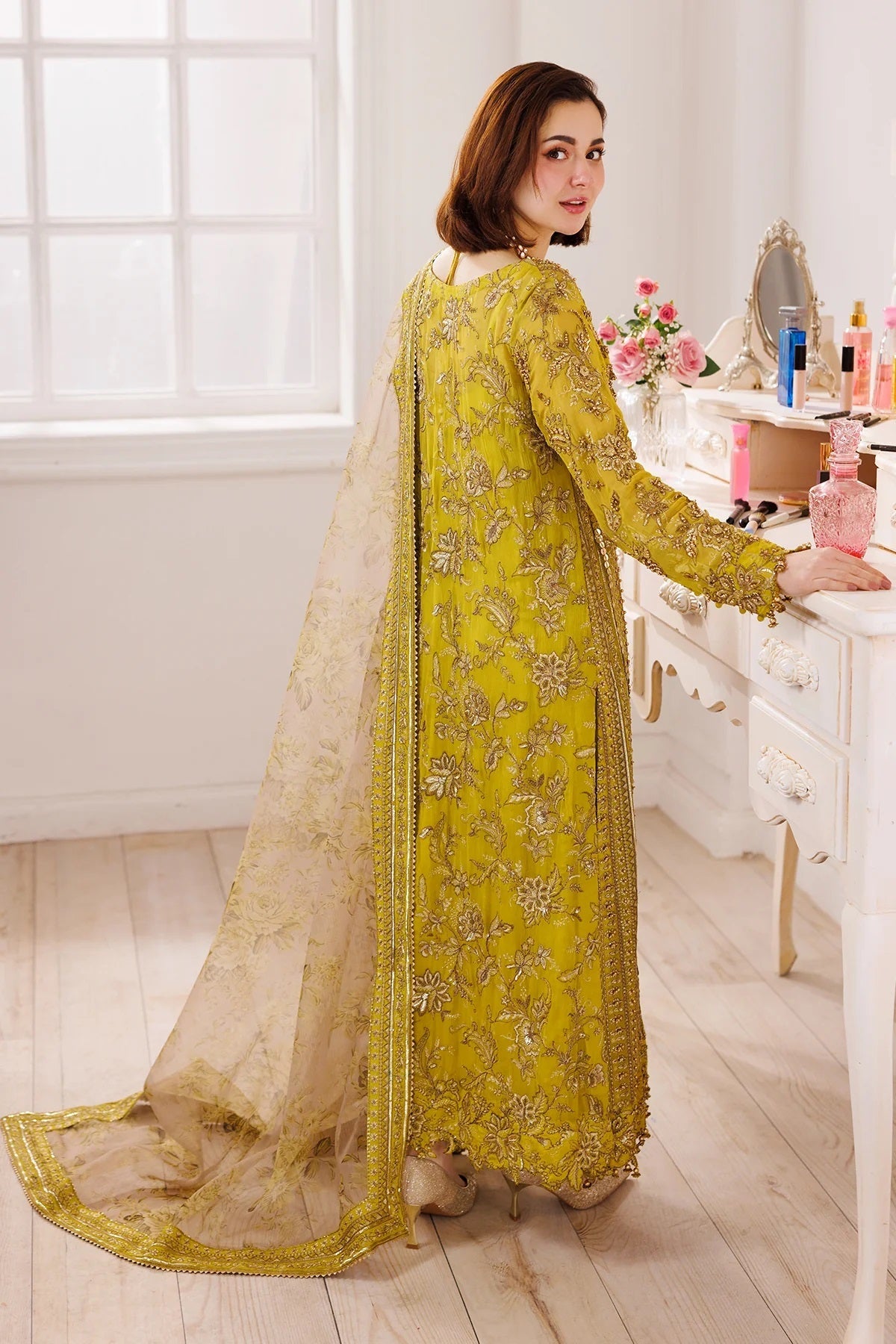 Charizma Luxury Pure Chiffon Unstitched 3 Piece DJ5-04