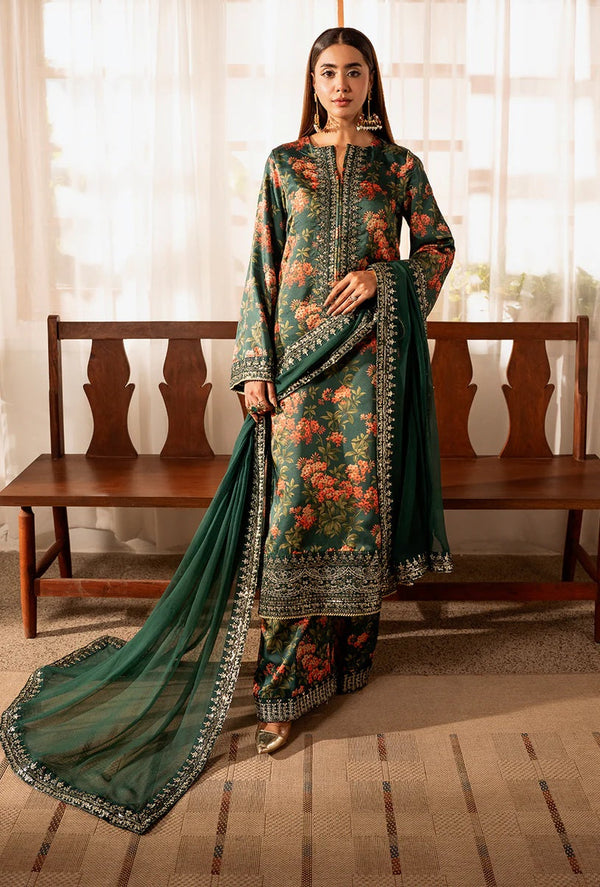 Sheenora Luxury Silk Embroidered 3 Piece Unstitched - OMAVI