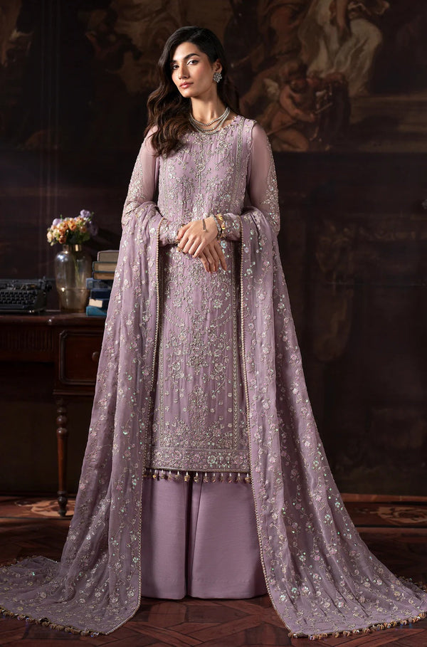 Zarif Luxury Chiffon Embroidered 3 Piece Unstitched - ZRW 05 Florence