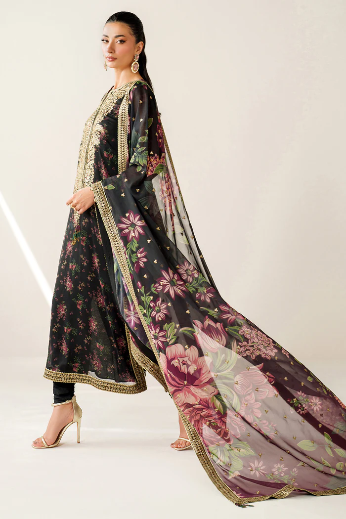 Jazmin Chiffon Digital Print & Embroidered Formal Collection UC 3083 Floral Vibes