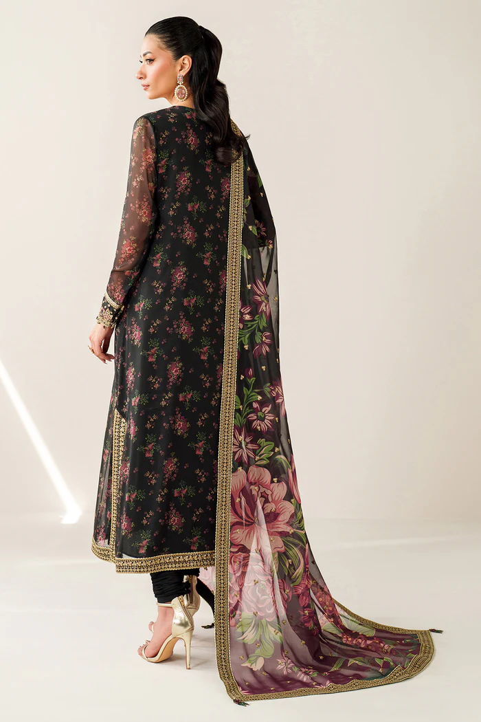 Jazmin Chiffon Digital Print & Embroidered Formal Collection UC 3083 Floral Vibes
