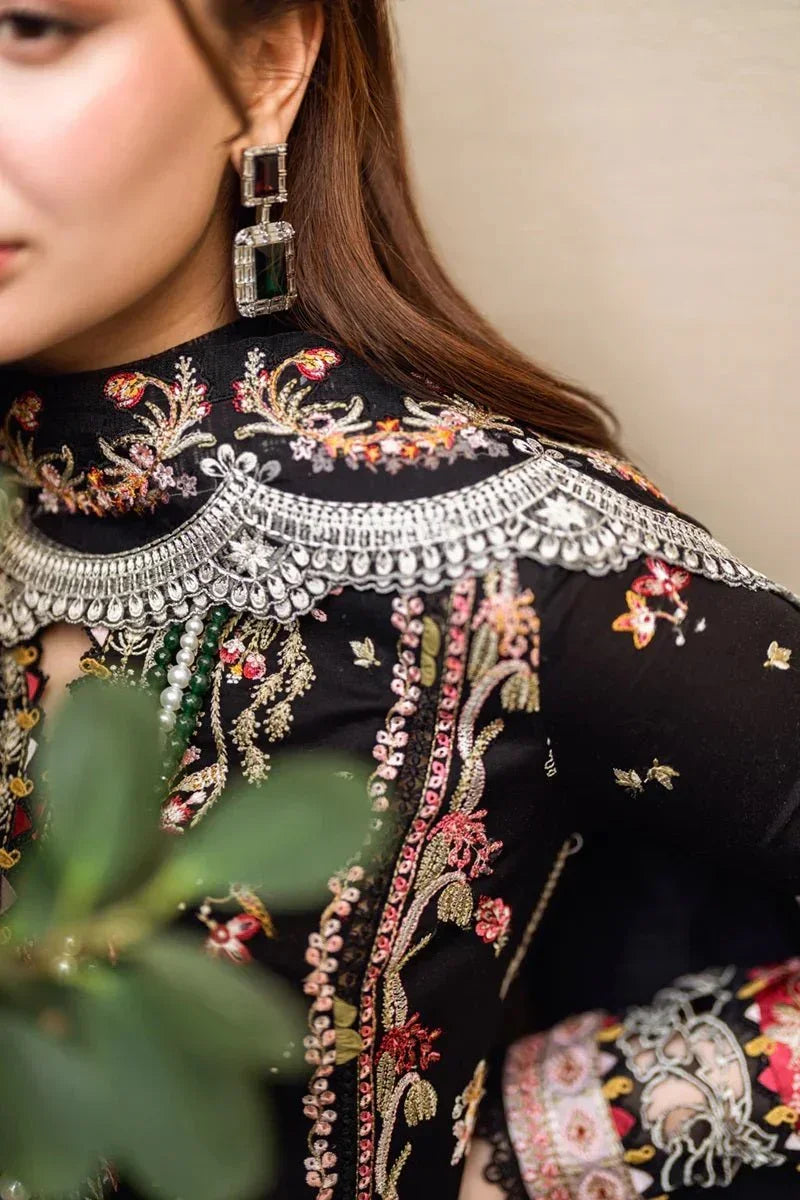 Qalamkar Luxury Lawn Embroidered Unstitched 3 Piece FK - 15 Hannah - 3 Pieces Lawn - Zainabjees