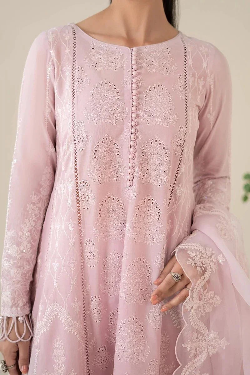 Maria.B Lawn Emboidered 3 Piece Unstitched DW - EA25 - 39 - 3 Pieces Lawn - Zainabjees
