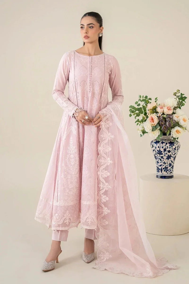 Maria.B Lawn Emboidered 3 Piece Unstitched DW - EA25 - 39 - 3 Pieces Lawn - Zainabjees