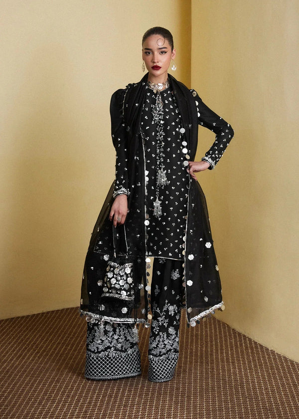 Hussain Rehar Elegant Raw Silk 3 Piece Unstitched Collection Kiara